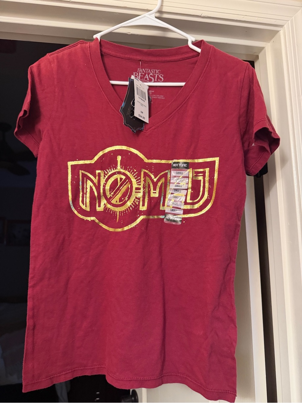 Hot Topic Fantastic Beasts Nomaj top Sz S NEW